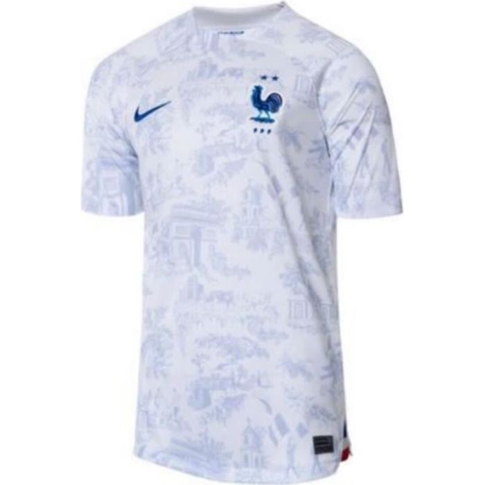 Nouveau Maillot Homme Equipe de France de Football Extérieur Coupe du Monde 2022