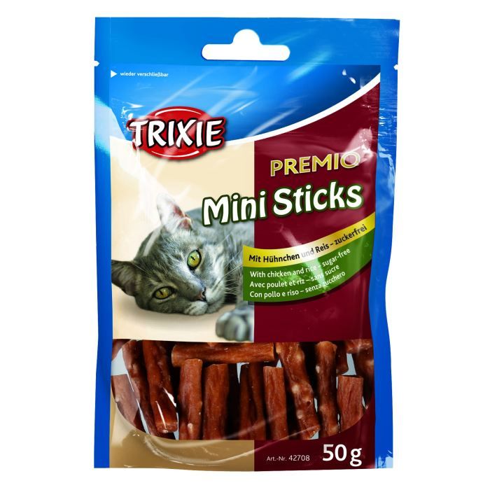Snacks pour chats Premio Mini Sticks au poulet …