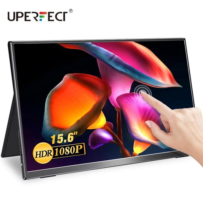 Écran PC 1080P Portable15.6Pouces Deuxième Affichage 60HZ Écran Externe Pour Ordinateur Portable 1.5lbs Léger et Mince