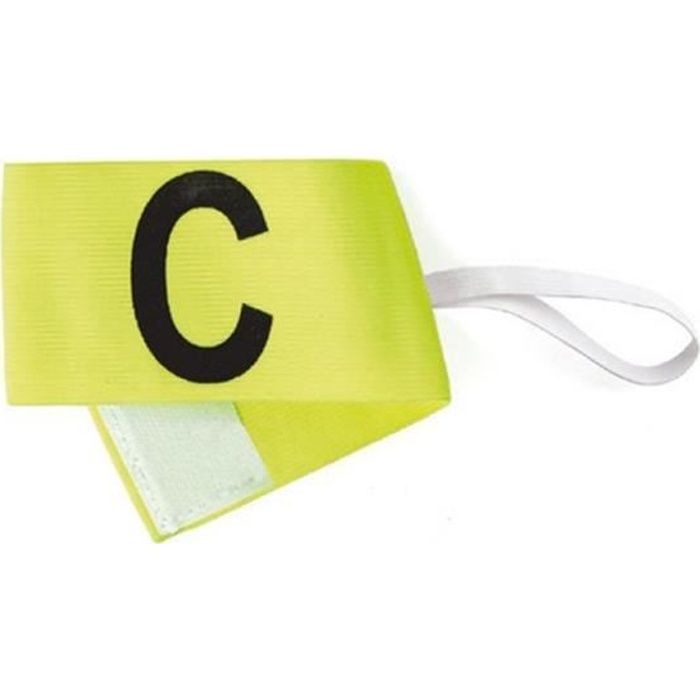 Brassard capitaine fluo jaune fluorescent