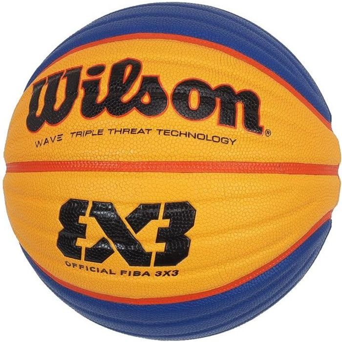 Ballon de basket Fiba 3 par 3 taille 6 - Wilson UNI Jaune