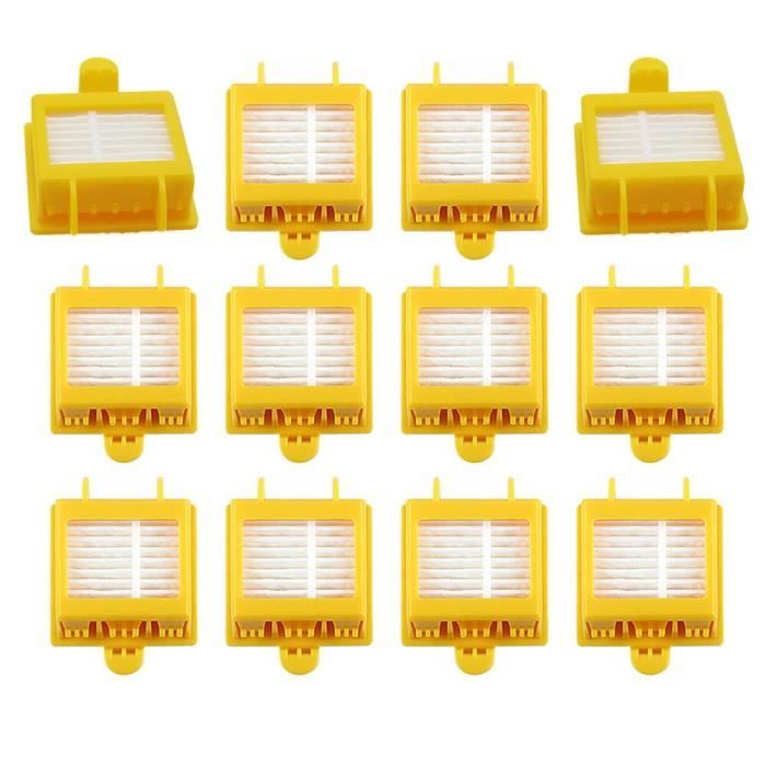 12pcs -Nouveau filtre Hepa de haute qualité pour aspirateur robot iRobot Roomba série 700 (760 770 780 790),pièces de rechange,6 p