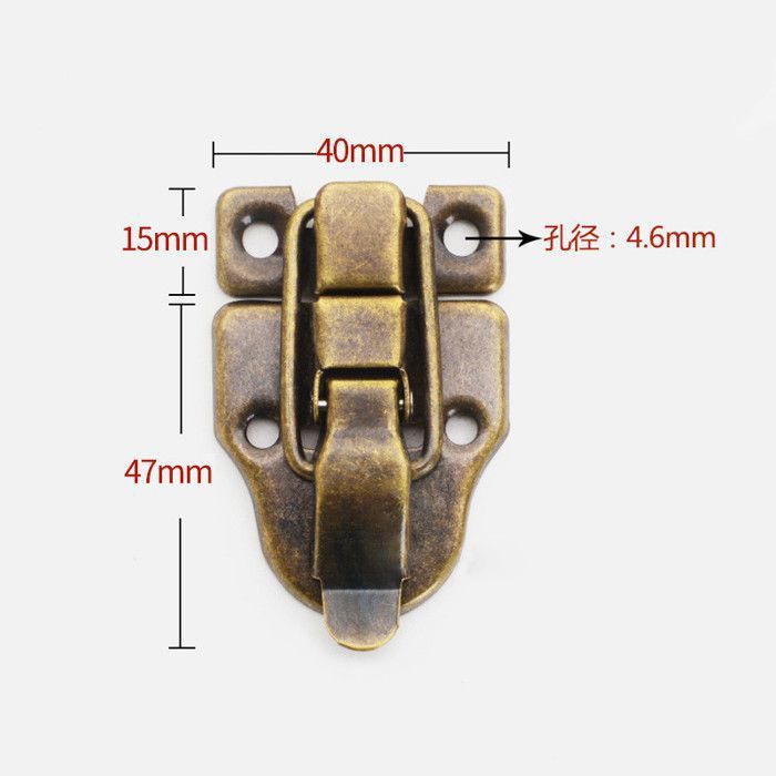 Loquets De Verrouillage En Fer Pour Boîte à Bijoux, Moraillons Antiques, Loquet De Boîte à Vin En Bois, Fermoir à Clip, Construction De Valise, 10 Pièces