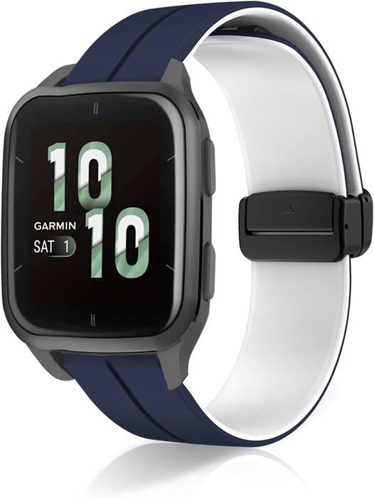AiMok 20mm Silikon-Armband Für Garmin & Amazfit – Ersatzarmband Kompatibel Mit Vívomove Trend, Venu Sq 2, GTS 4, Bip 3