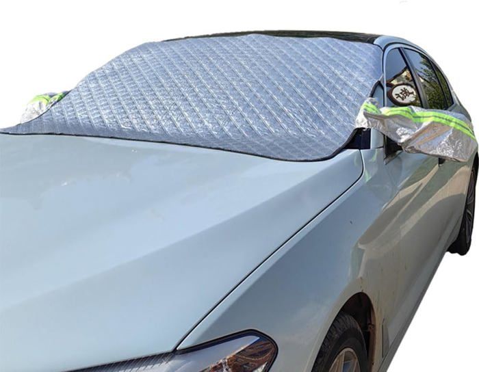 Tiardey Couverture Pare-Brise Camping-Car Magnétique Thermique - Isolation Cabine Hiver Été