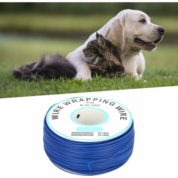 Meilleurs prix pour Fil de clôture pour animaux de compagnie 300m chien clôture électrique fil de bobine fil enterré solide système