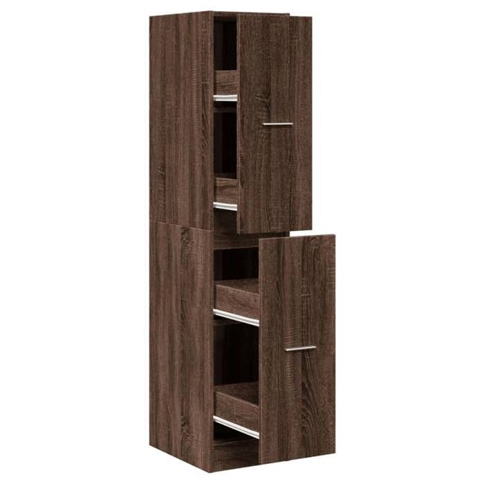 Armoire apothicaire - lemon - Chêne marron - 30x41x1445 cm - bois ingénierie M2046