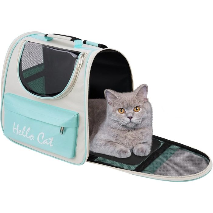 Sac à Dos Transport Chat ChienSpacieux et Respirant Sac de Voyage