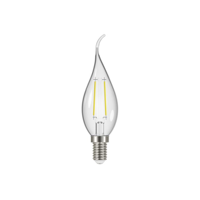 Ampoule LED flamme transparente - PROLIGHT 5412748803600 - Culot E14 - 2 1 W 250 lm - Blanc chaud