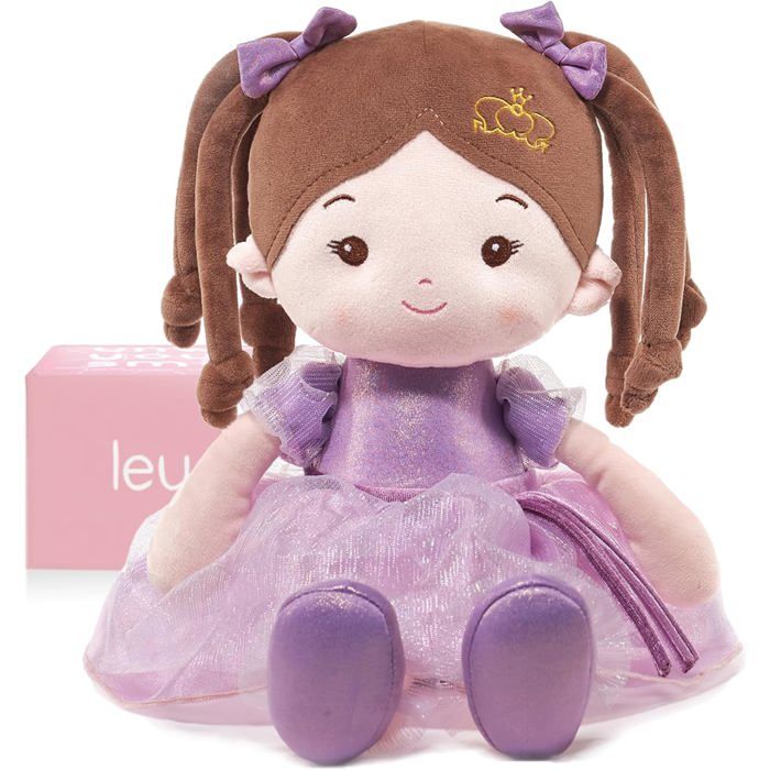 Poupée douce LeyaDoll 40 6 cm - Ma première poupée de chiffon pour fille