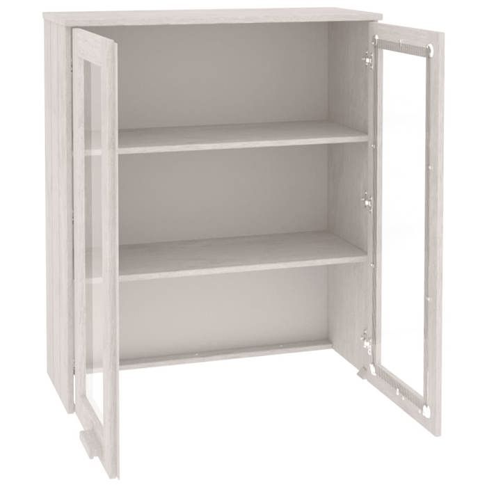 Blanc Commode Salon CHIC Dessus de Buffet bas/Cabinet 1 PC HAMAR Blanc 85x35x100 cm Bois de pin massif N12596