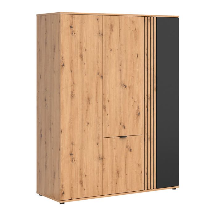 Armoire 4 portes Petits-meubles - Ezra - 150 5 x 56 x 195 5cm - Bois Armoire 4 portes Petits-meubles - Ezra - 150 5 x 56 x 195 5cm - Bois