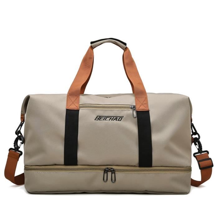 Sac De Voyage Grande Capacité Imperméable - Unisexe - Couleurs Kaki/gris/noir/vert/bleu
