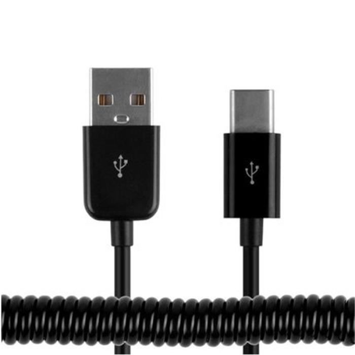 Cables USB Little Boutik Câble Metal Nylon Renforcé Chargeur USB