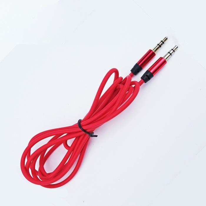 Câble Audio Auxiliaire 3-en-1 Jack 3.5mm - 1.2m, Connecteurs 8-Pin/Type-C/Jack 3.5mm - En Nylon Tressé, Compatible IPhone, Android, Voiture, Etc.