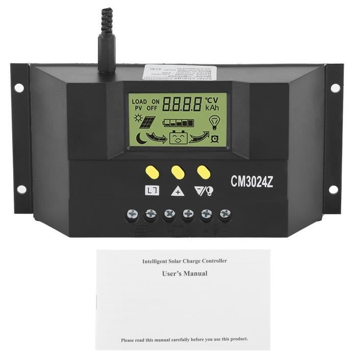 Contrôleur De Charge Solaire PWM 6V/12V 3A - Régulateur Panneau Solaire Avec Indicateur LED