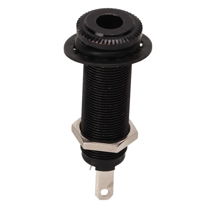 Duokon Prise D'entrée Guitare 1/4 Guitare Sortie Entrée Jack Prise Jack 6.35mm Pour Guitares