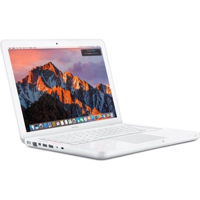 Top achat PC Portable Apple MacBook A1342 Unibody 13.3" Intel Core 2 Duo 2.26GHz, Mac OS X Sierra, 8 Go RAM, 1TB HDD, Clavier AZERTY pas cher