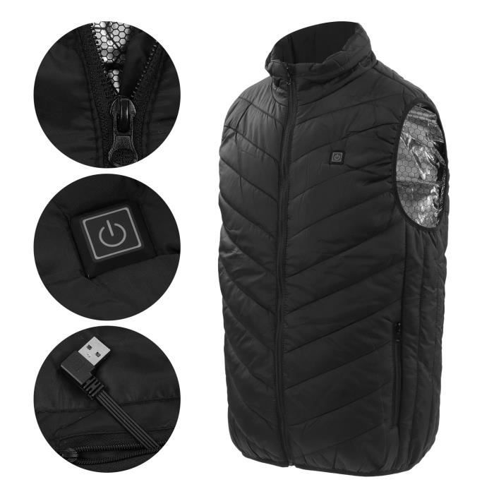 Gilet chauffant intelligent en coton pour homme et... – Grandado