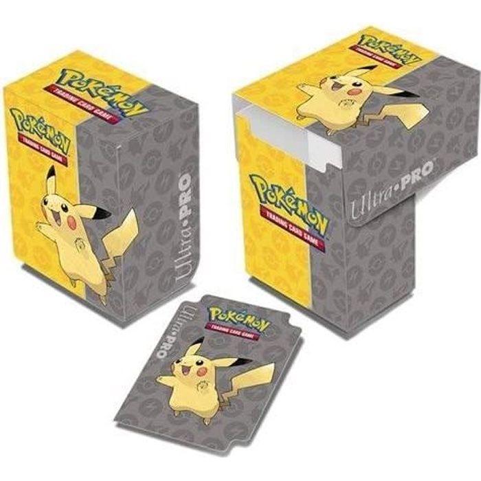 Boîte de Rangement Pikachu et Evoli pour Cartes à Collectionner