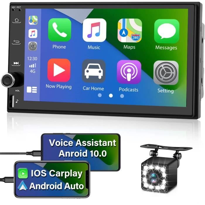 7 Pouces éCran Tactile Voiture Portable CarPlay Tablette Android Radio  MultiméDia Bluetooth Navigation StéRéO pour Voiture - Cdiscount Auto