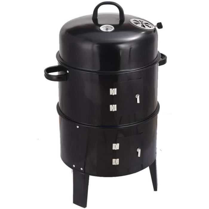 Baril Grill Portable BBQ en Fonte Barbecue Au Charbon De Bois pour