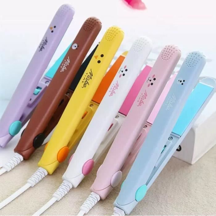 Fer à Lisser Cheveux Vapeur Avec Contrôle De Température LED - Rouge - Neuf Sous Emballage