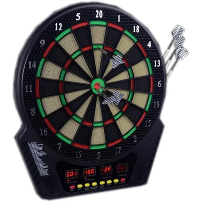 Jeu De Fléchettes Électronique Sportisfaction - Écran LCD, 6 Fléchettes, Idéal Famille Et Fêtes