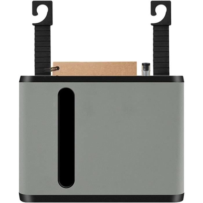 Generic Boîte de rangement portable en cuir pour siège avant de