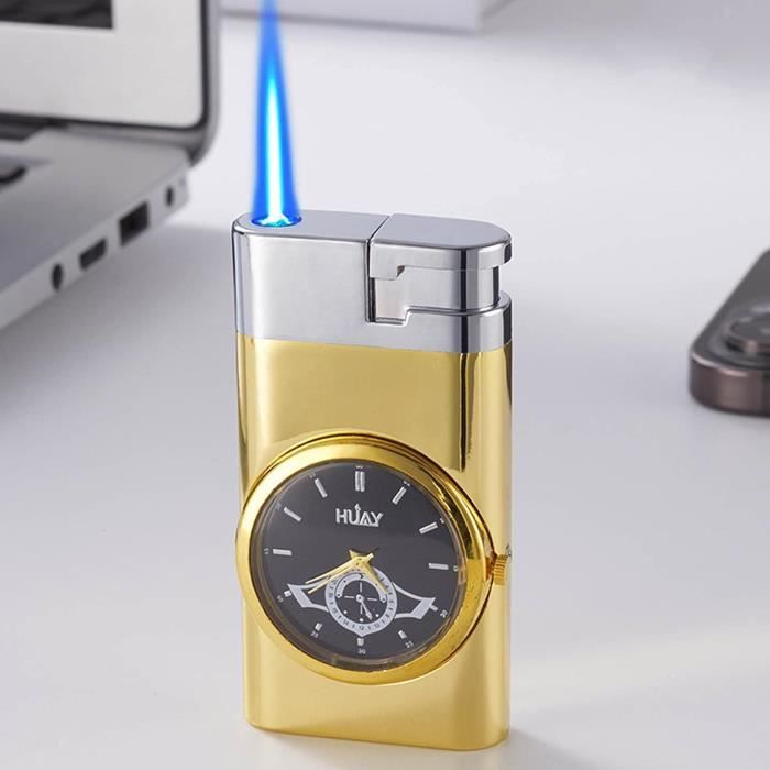 Briquet Tempête Gonflable Rétro – Design Classique Métal, Rechargeable Gaz, Coupe-Vent Puissant, Idéal Cadeau Homme Avec Boîte