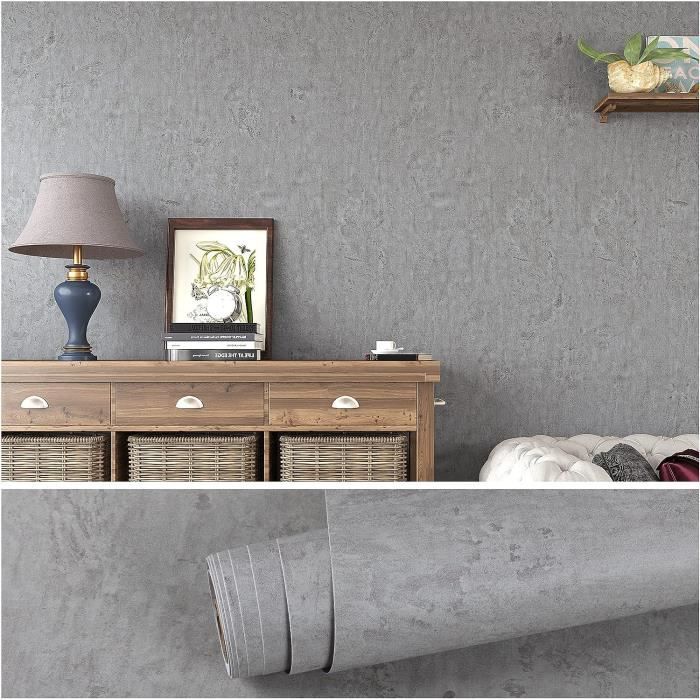 Alzkkll 44.5×300cm Papier Peint Adhésif Épaissir Pour Meuble Chambre Armoire Papier Peint Feuillage Feuilles Colorées Rouleau Decoratif Cuisine Lavabl