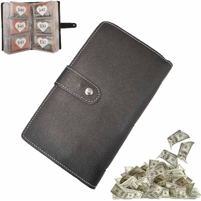 Carnet D'épargne Défi 100 Enveloppes - Outil De Budget Familial - Format 18x11 Cm - Gestion Des Dépenses Et économies