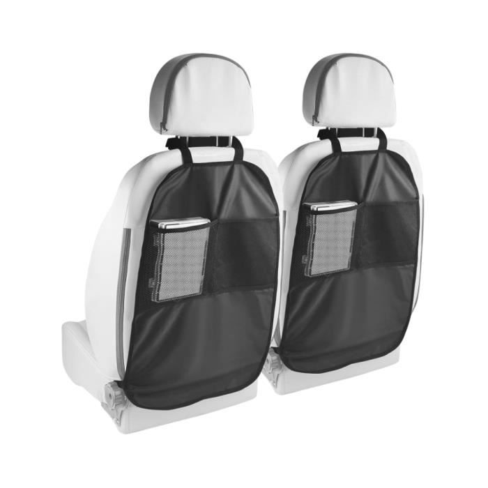 2 Pièces Organiseur Siège Arrière Voiture Enfant - Protecteur Siège Auto Imperméable Avec Rangement