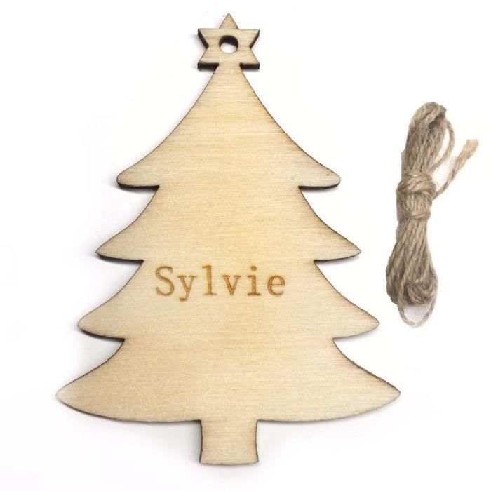 Ma Première Boule De Noël Pour Bébé Personnalisée En Bois