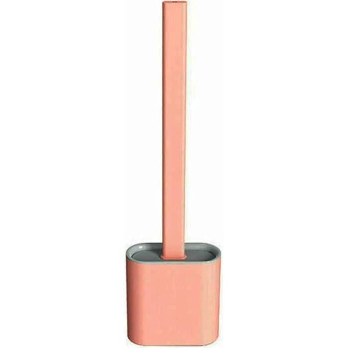 Lot De 2 Brosses WC Avec Support - Design Moderne - Nettoyage 360° - Poignée Ergonomique