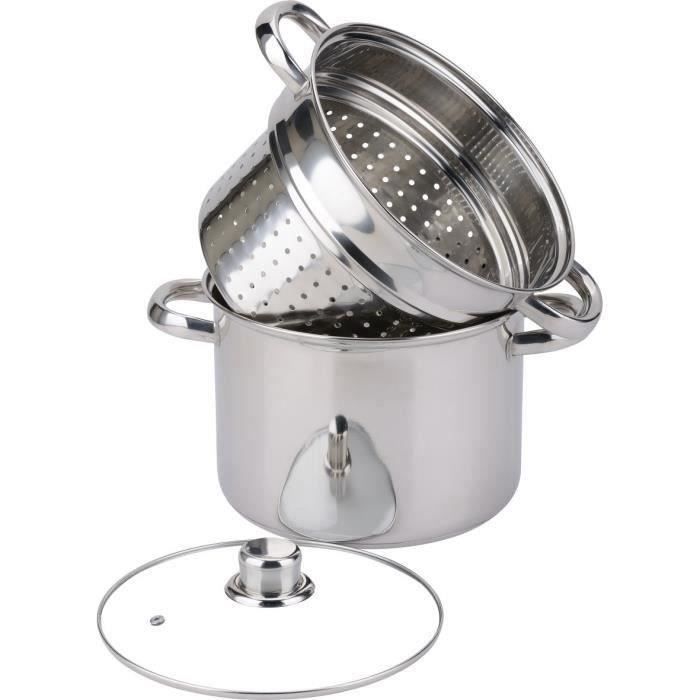 Cuiseur à pâtes - BAUMALU - Standard - Inox - 20 cm