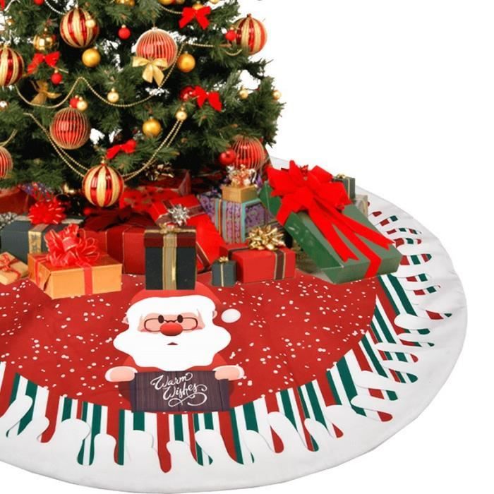 ZHMAO 78cm Jupe Sapin de Noël, Couvre Pied Sapin Noel, Arbre De Noel