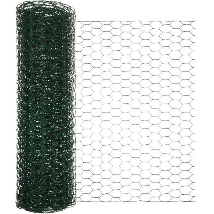 Treillis Hexagonal,Grillage à Poule,Galvanisé Maille Hexagonal Cloture