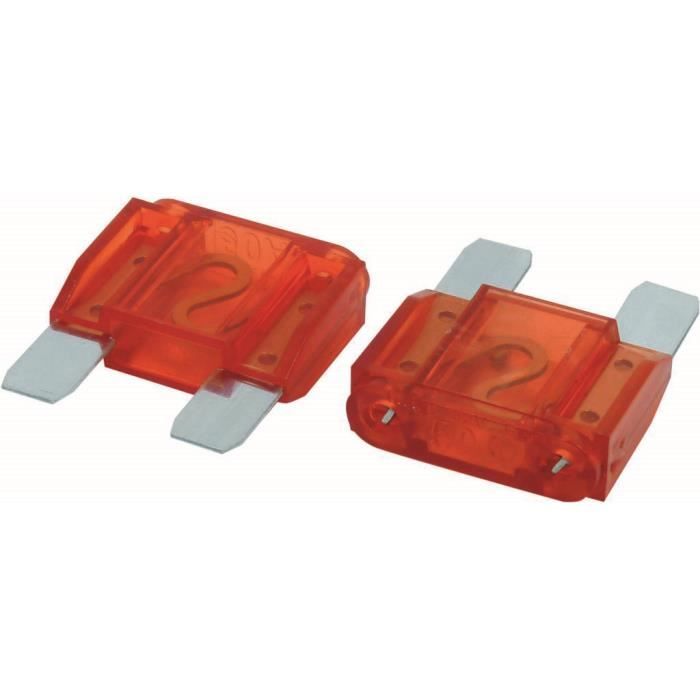 Fusibles Maxi 30A Verts AERZETIX - Lot De 2 - 29 Mm Plats Pour Auto Et Véhicules