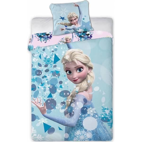 Housse De Coussin Carré La Reine Des Neiges Personnalisée 43x43 Cm - Avec Prénom - Enfant