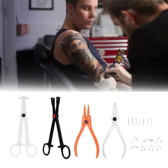 Lot De 3 Pinces De Piercing Pour Boules - Acier Inoxydable Argenté, Neuves