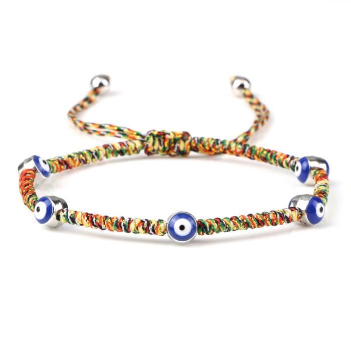 Bracelet contre le mauvais oeil. oeil bleu en stra Bracelet contre le mauvais oeil. oeil bleu en stra