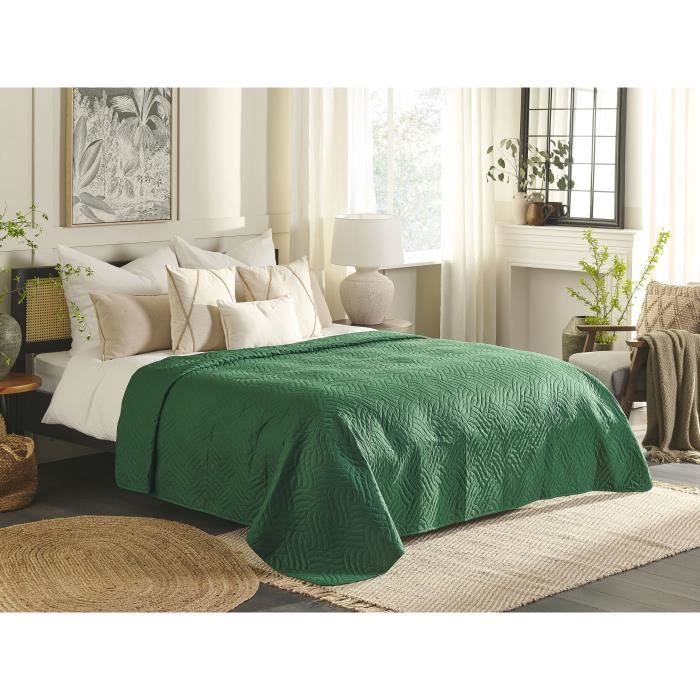 Couvre-lit 220 X 240 Cm Bestlivings - 100% Polyester, Matelassé, Lavable 30°C, Certifié Oeko-Tex