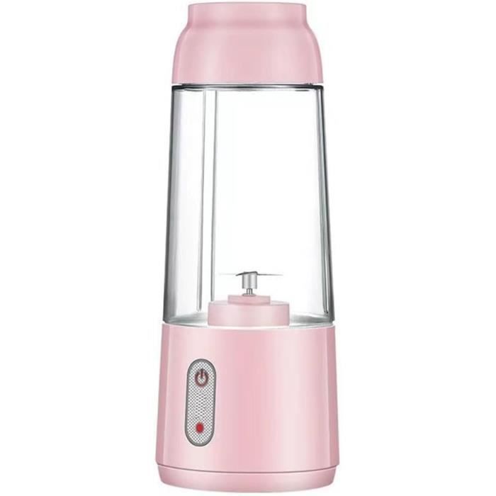 RoserRose Blender Portable 500ml - Presse-Agrumes Électrique Sans Fil Rose