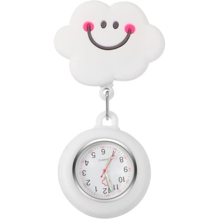 Montre D'infirmière à Clip Rétractable Hemobllo - 2 Pièces Pour Médecins, Ambulanciers, étudiants - Pratique Et Portable