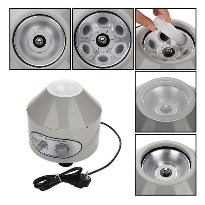 Petite Centrifugeuse De Laboratoire 4000 Tr/min 6x20ml - Minuteur 60min 220V