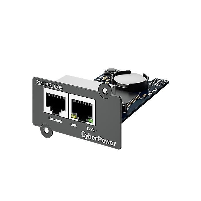 Carte de supervision distante CyberPower RMCARD205 100Mb LAN Auto négociation IPv6 - vue 2