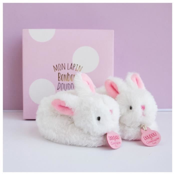 chaussons cuir rose et chocolat