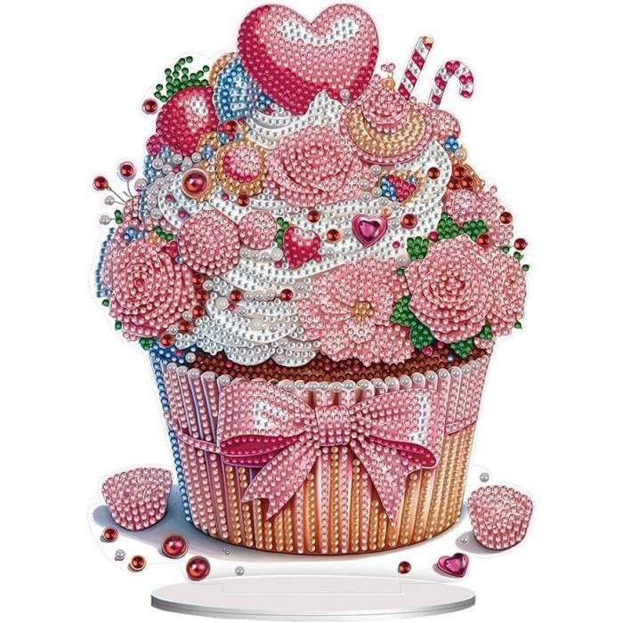 Assiette à gâteau multicouche en acrylique cristal, décoration de Table