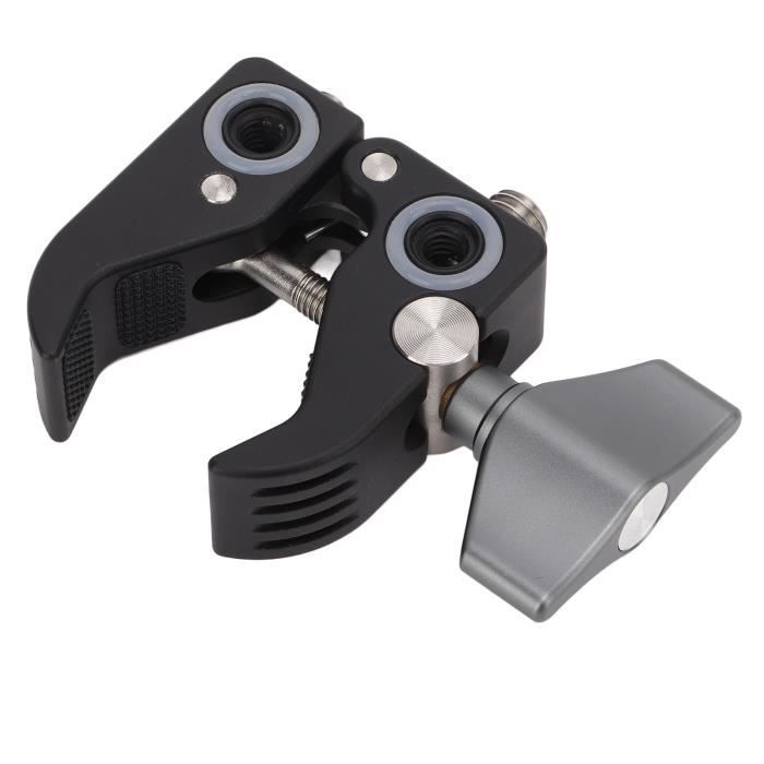 Pince De Fixation Robustepour Caméra Et Éclairage - Support Polyvalent En Alliage D'Aluminium - WEIWUXIAN